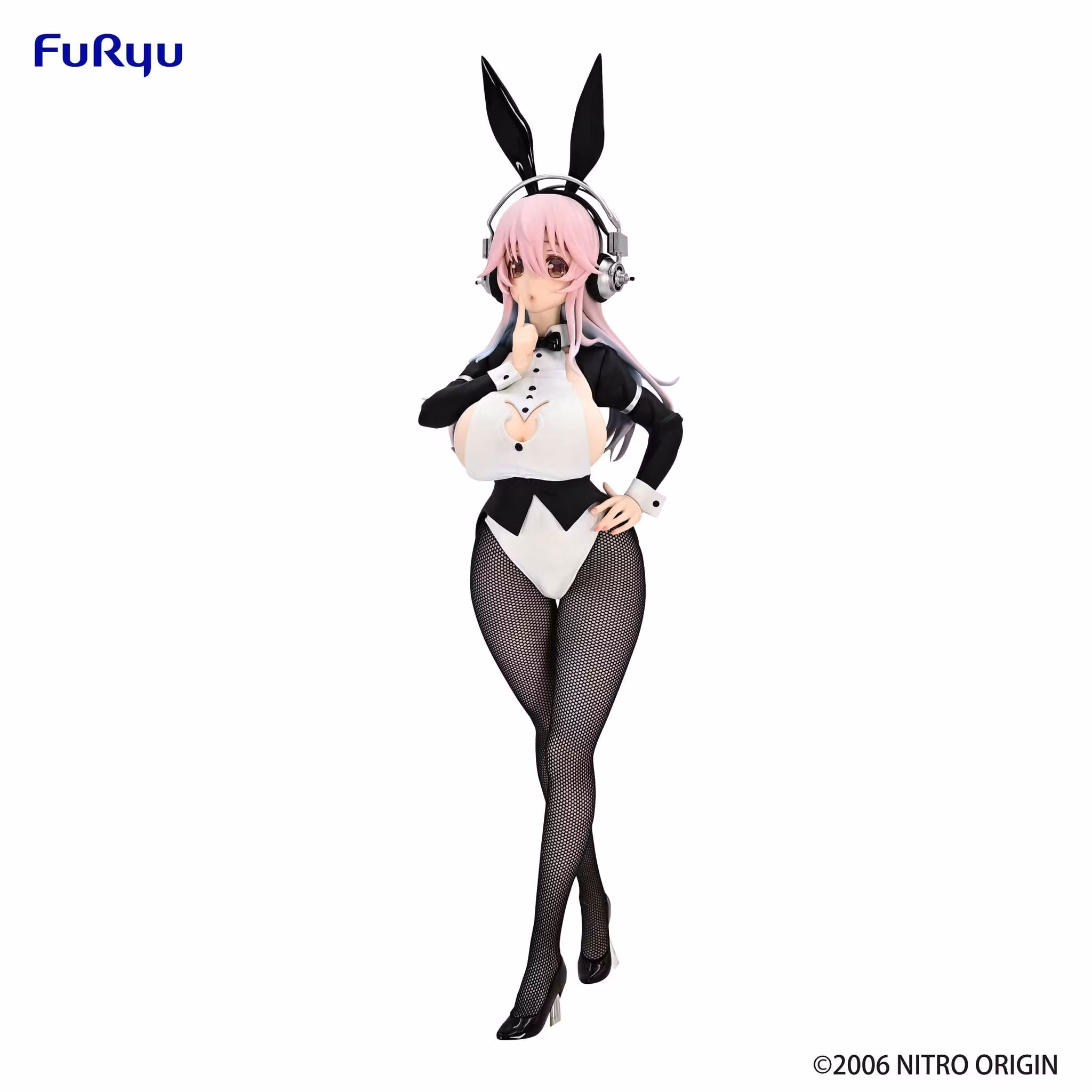 Nitroplus BiCute Bunnies Super Sonico (Newly Drawn Costume Tailcoat Ver.) Figure (Rerelease)