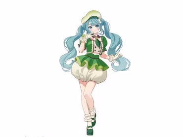 Hatsune Miku x TIROL CHOCO Hatsune Miku (Matcha Mochi Ver.) Figure