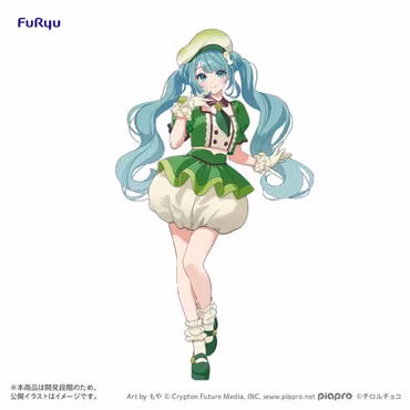 Hatsune Miku x TIROL CHOCO Hatsune Miku (Matcha Mochi Ver.) Figure