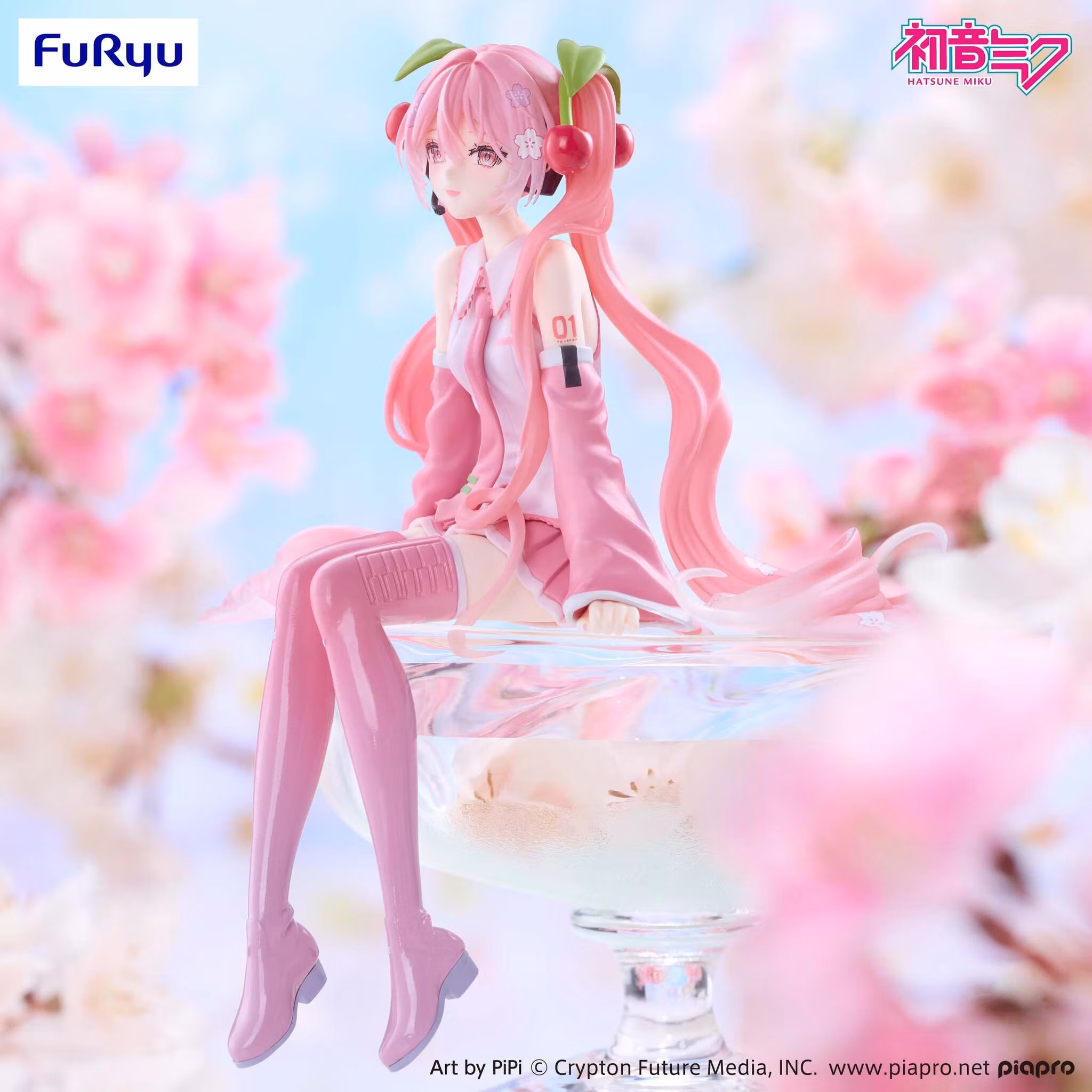 Vocaloid Sakura Miku (2026 Smile Ver.) Noodle Stopper Figure