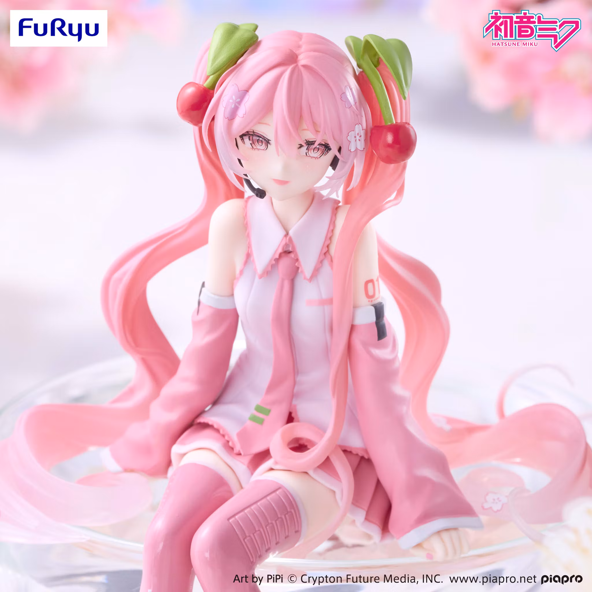 Vocaloid Sakura Miku (2026 Smile Ver.) Noodle Stopper Figure