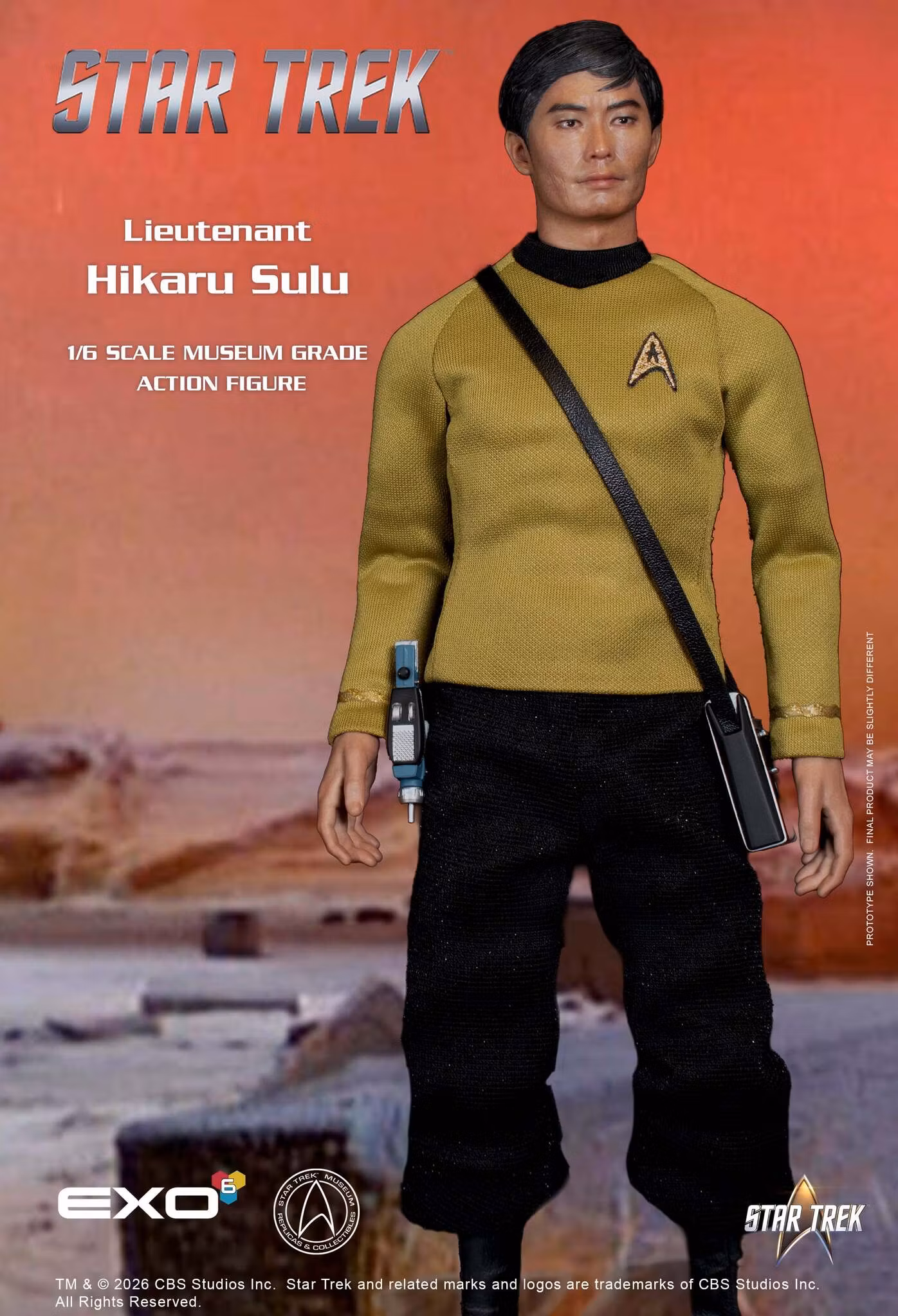Star Trek: The Original Series Lieutenant Hikaru Sulu 1/6 Scale Action Figure