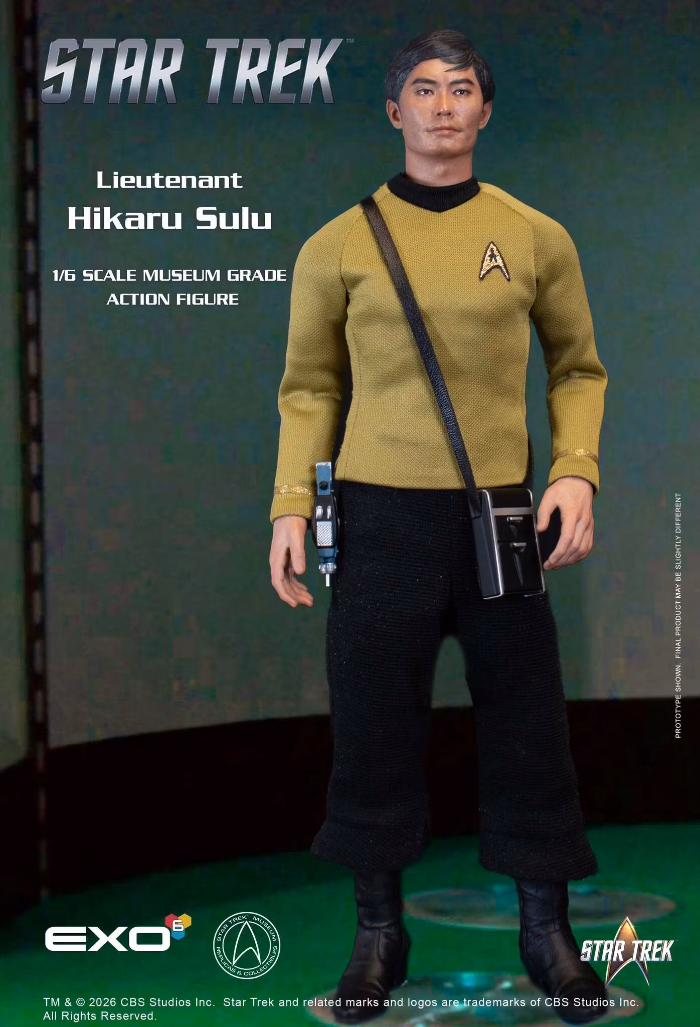 Star Trek: The Original Series Lieutenant Hikaru Sulu 1/6 Scale Action Figure