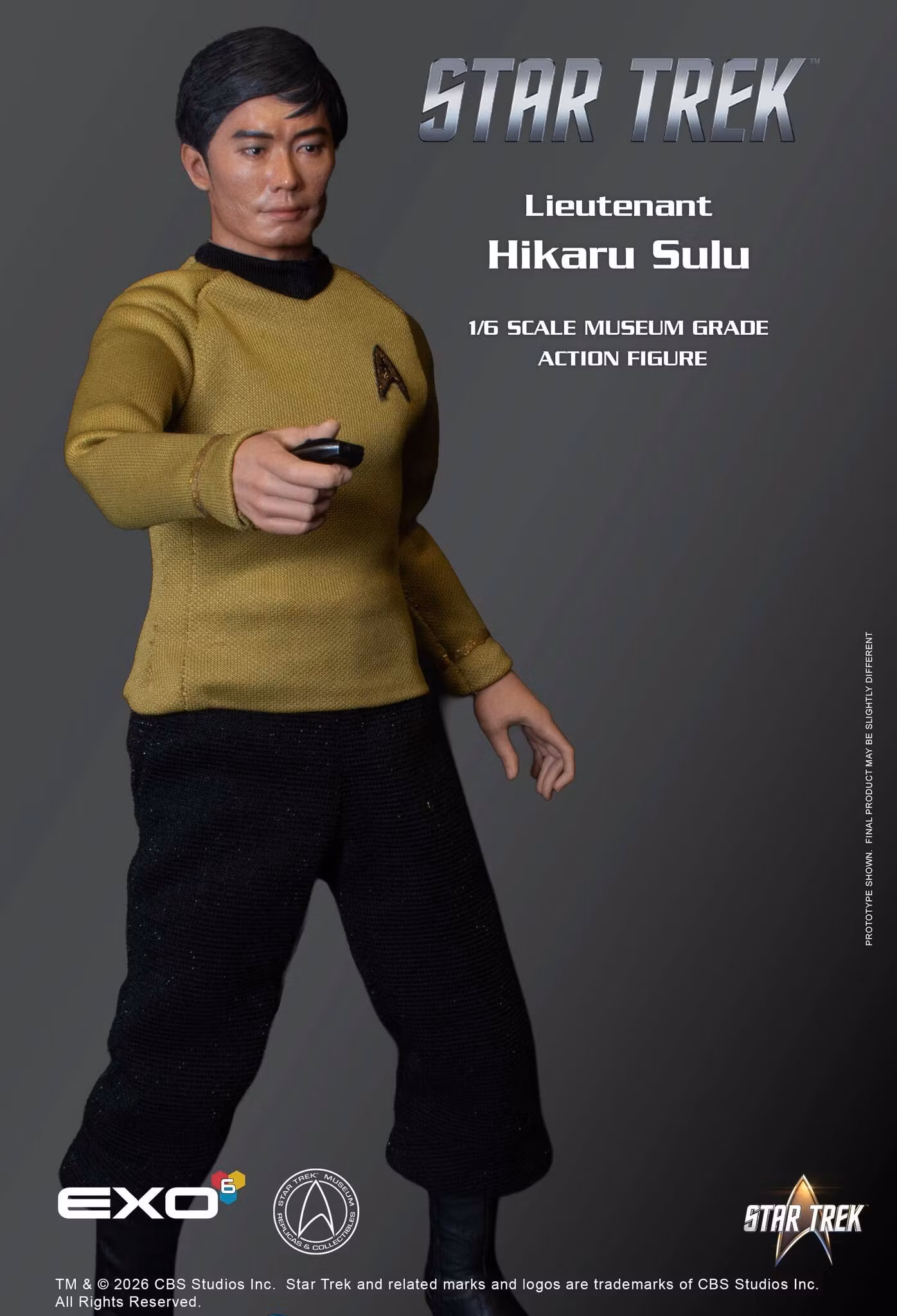 Star Trek: The Original Series Lieutenant Hikaru Sulu 1/6 Scale Action Figure