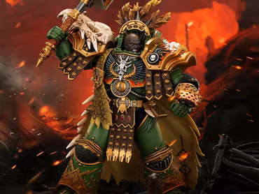 Warhammer: The Horus Heresy Salamanders Vulkan Primarch of the XVIIIth Legion 1/18 Scale Action Figure