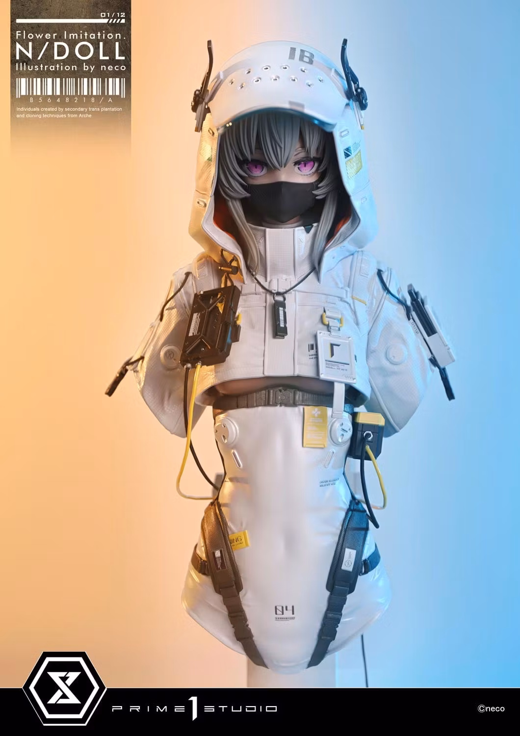 neco Illustration Concept Masterline Flower Imitation. N/DOLL 1/2 Scale Statue