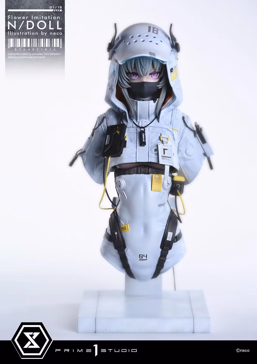 neco Illustration Concept Masterline Flower Imitation. N/DOLL 1/2 Scale Statue