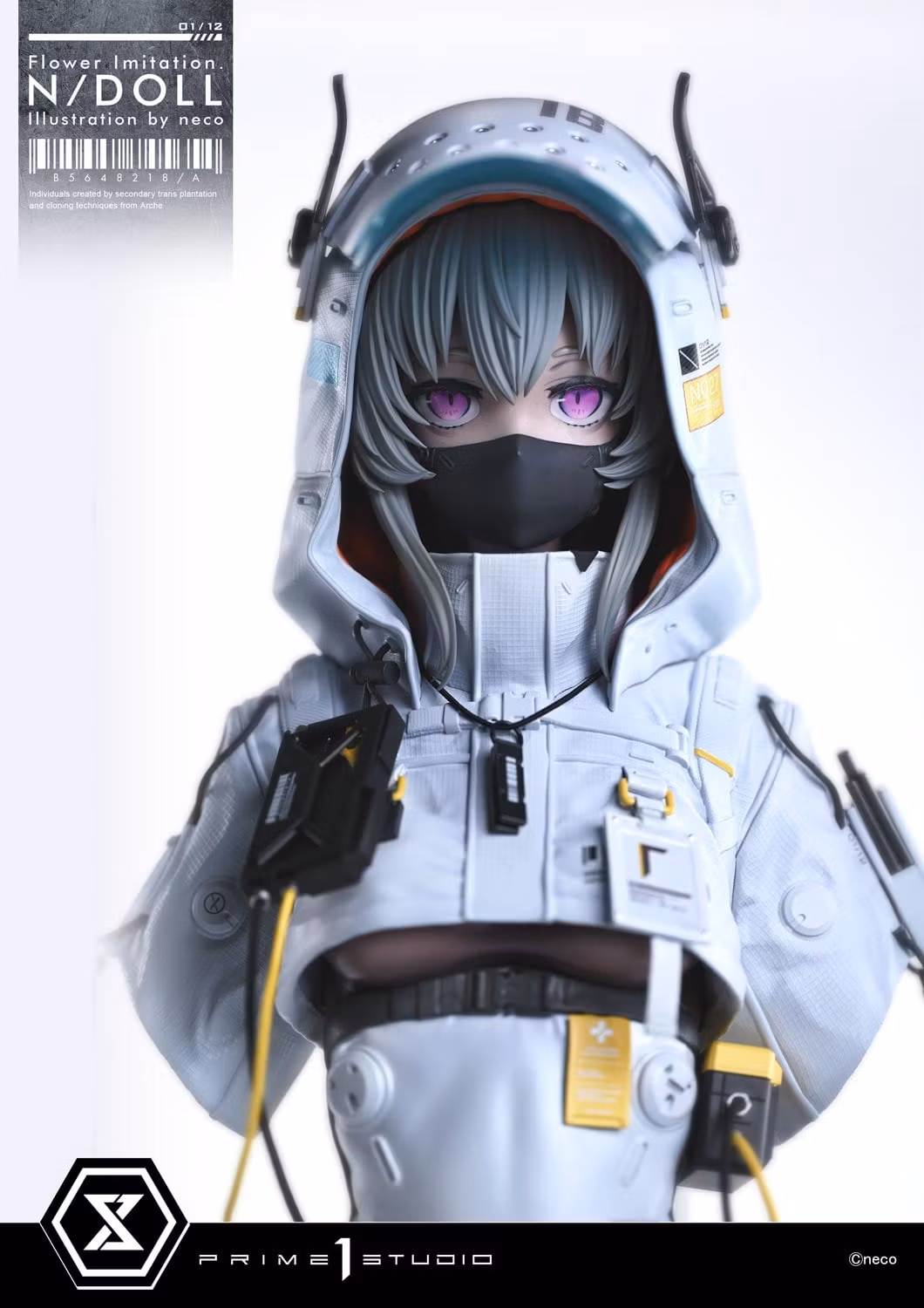 neco Illustration Concept Masterline Flower Imitation. N/DOLL 1/2 Scale Statue