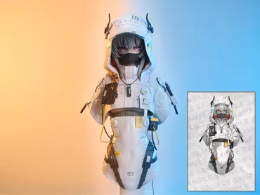 neco Illustration Concept Masterline Flower Imitation. N/DOLL (Bonus Ver.) 1/2 Scale Limited Edition Statue