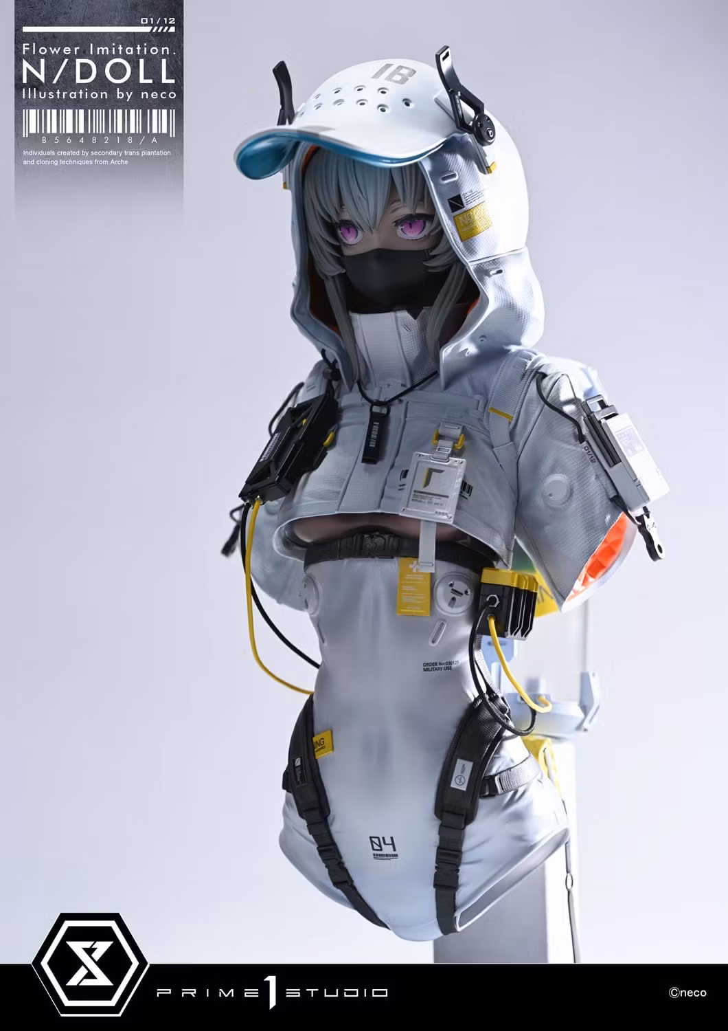 neco Illustration Concept Masterline Flower Imitation. N/DOLL (Bonus Ver.) 1/2 Scale Limited Edition Statue
