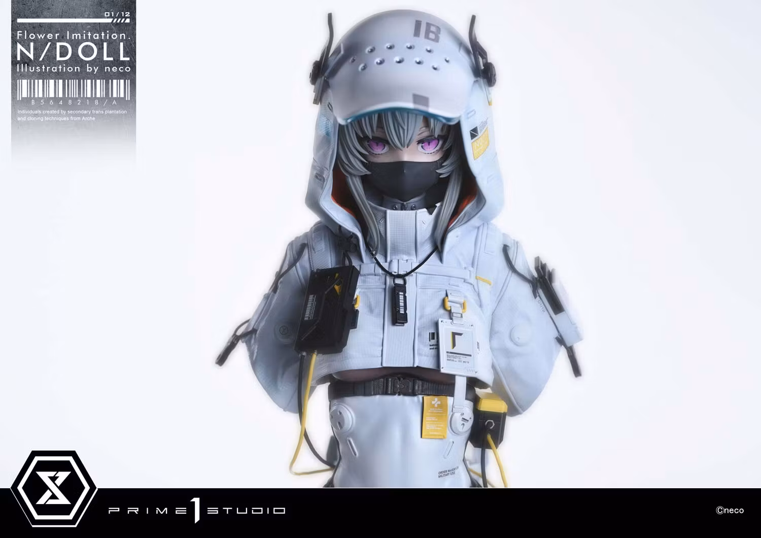 neco Illustration Concept Masterline Flower Imitation. N/DOLL (Bonus Ver.) 1/2 Scale Limited Edition Statue
