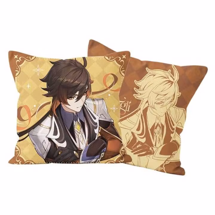 Genshin Impact Anniversary Celebration Series Pillow Case Zhongli 6th Anniversary