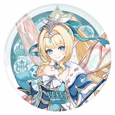 Genshin Impact Snezhnaya Themed Series Pin Badge Vesna