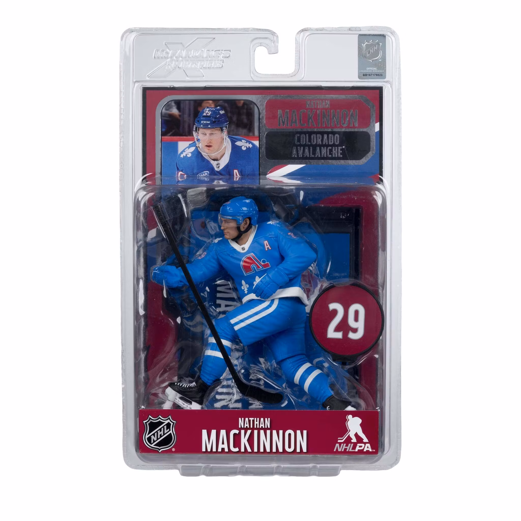 NHL SportsPicks Nathan MacKinnon (Colorado Avalanche) 7" Posed Figure