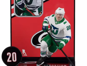NHL SportsPicks Sebastian Aho (Carolina Hurricanes) 7" Posed Figure