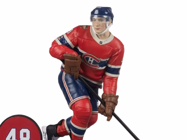 NHL SportsPicks Lane Hutson (Montreal Canadiens Heritage Classic) 7" Posed Figure