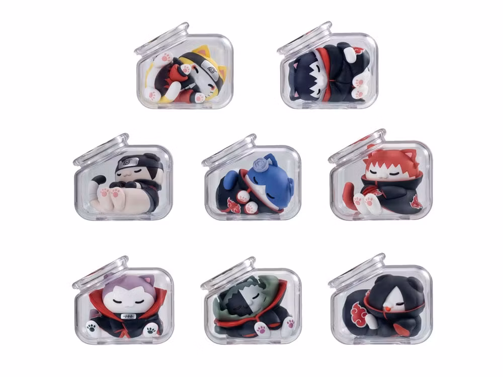Naruto: Shippuden Mega Cat Project Good Night Nyaruto! Gathering Akatsuki Edition Vol.1 Box of 8 Random Figures