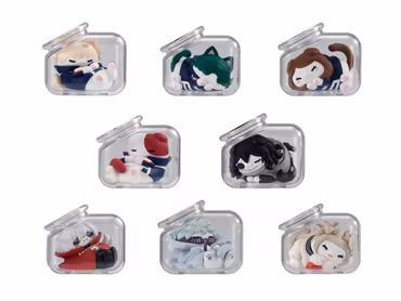 My Hero Academia Mega Cat Project Good Night HeroAca Nyanko Cats Box of 8 Random Figures