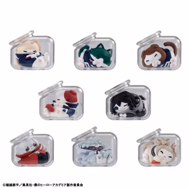 My Hero Academia Mega Cat Project Good Night HeroAca Nyanko Cats Box of 8 Random Figures