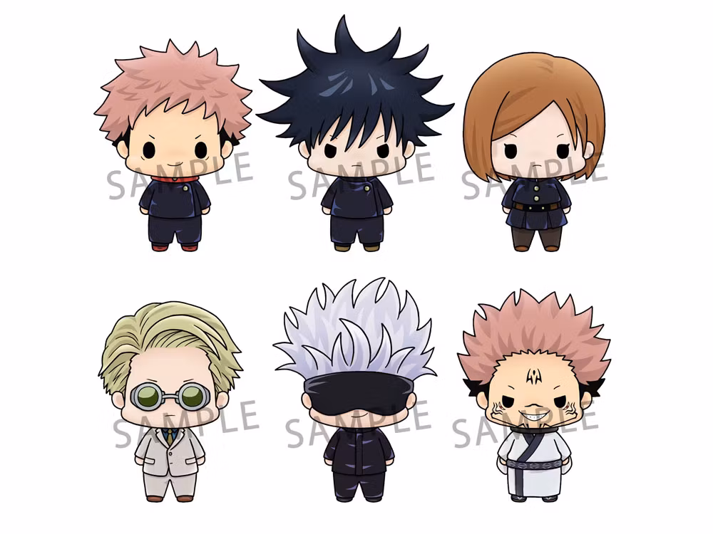 Jujutsu Kaisen Chokorin Collection Set of 6 Figures (Rerelease)