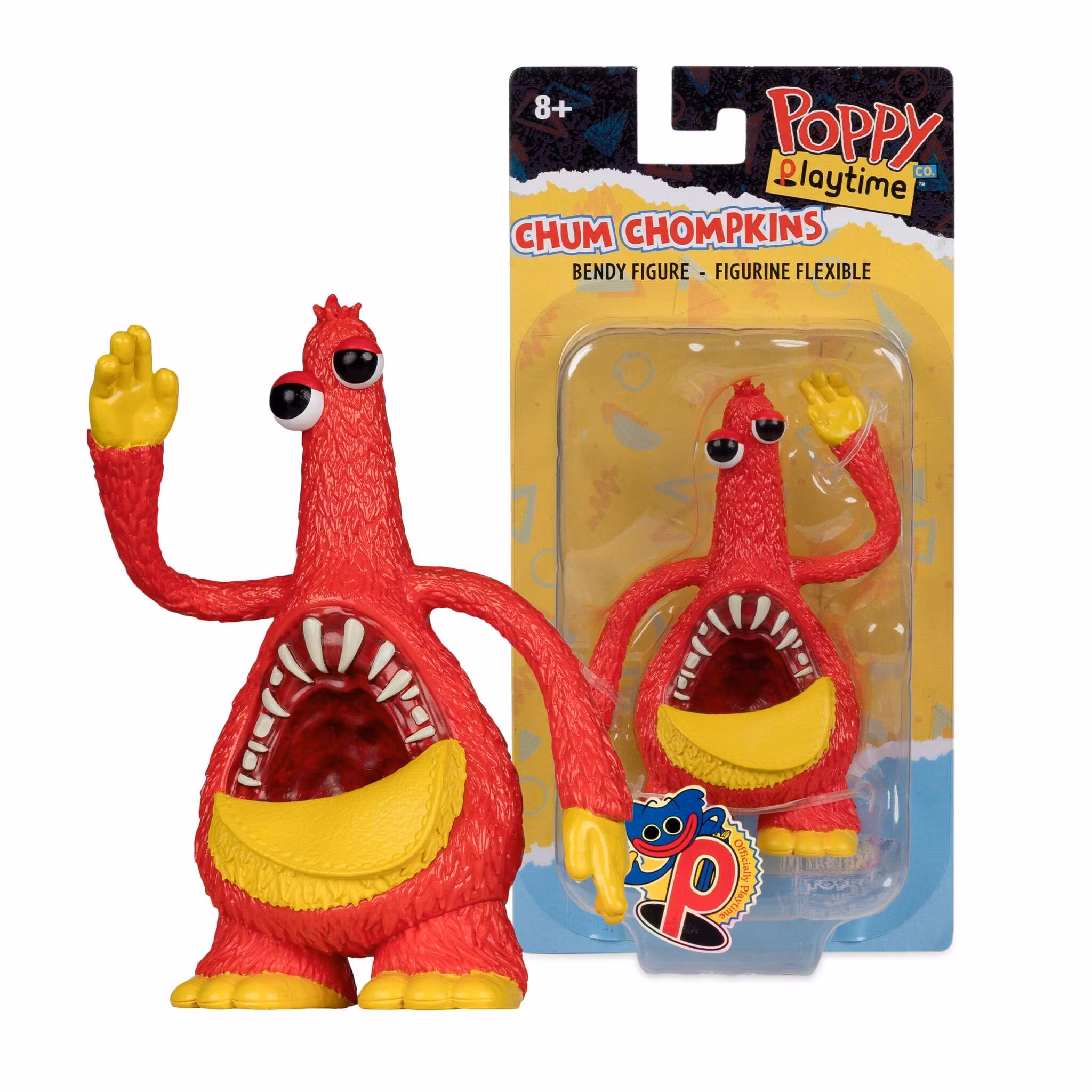 Poppy Playtime Chum Chompkins 4.5-Inch Bendy Figure