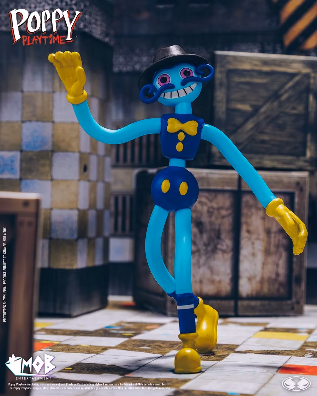 Poppy Playtime Daddy Long Legs 4.5-Inch Bendy Figure