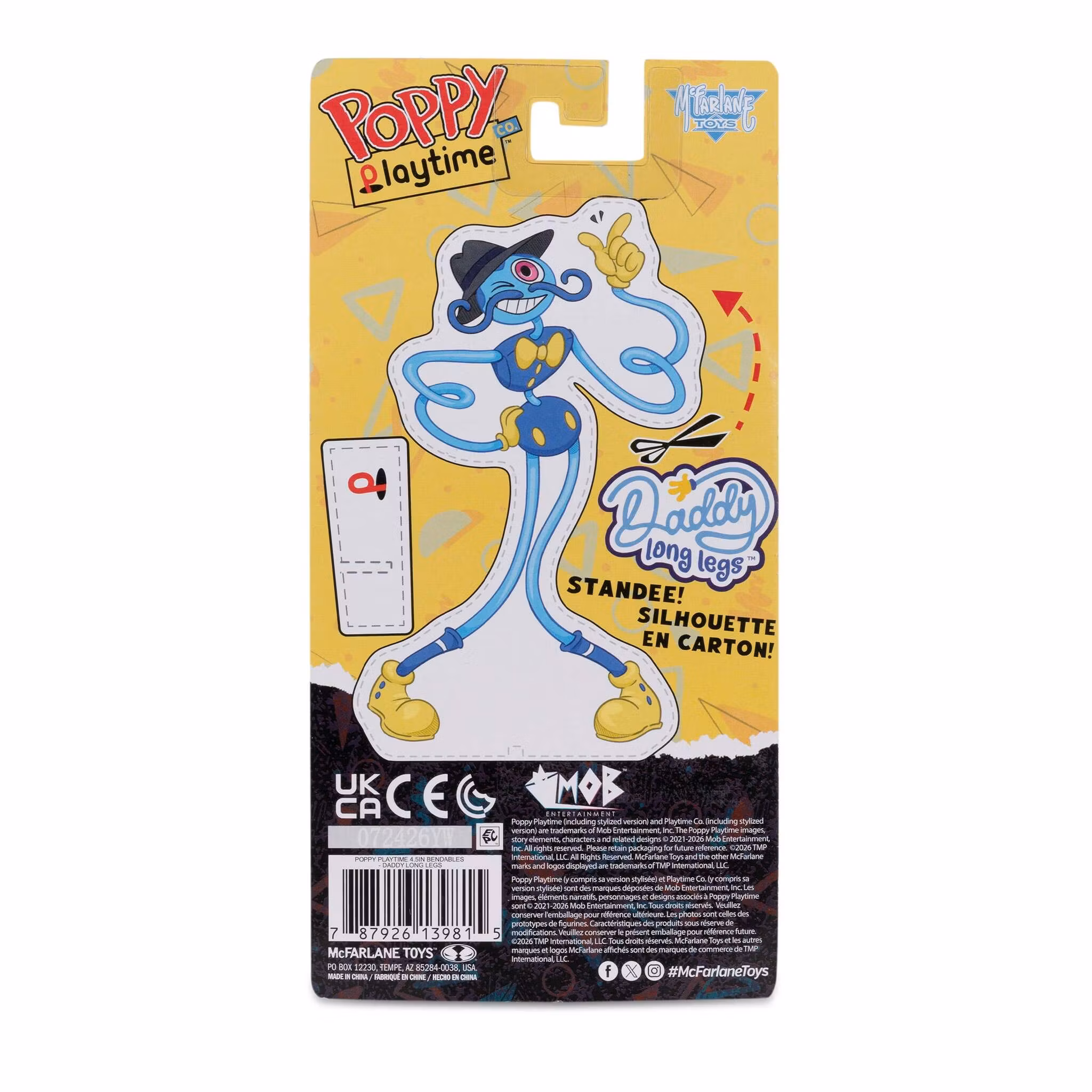 Poppy Playtime Daddy Long Legs 4.5-Inch Bendy Figure