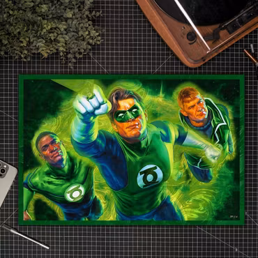 DC Comics Fine Art Print Green Lantern