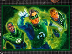 DC Comics Fine Art Print Green Lantern