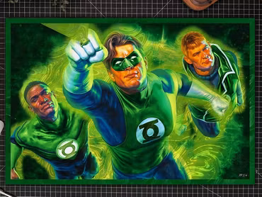 DC Comics Fine Art Print Green Lantern