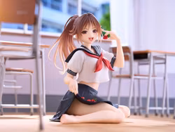 Strawberry 100% Desktop Cute Satsuki Kitaoji (School Uniform Ver.) Figure