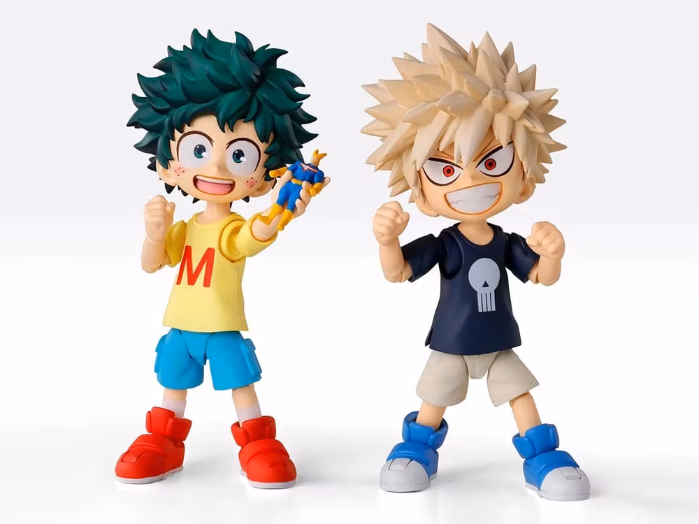 My Hero Academia S.H.Figuarts Izuku Midoriya & Katsuki Bakugo (Childhood Set) Action Figure Set