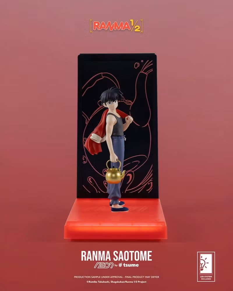 Ranma NEON Ranma Saotome Boy Lighted Display Figure
