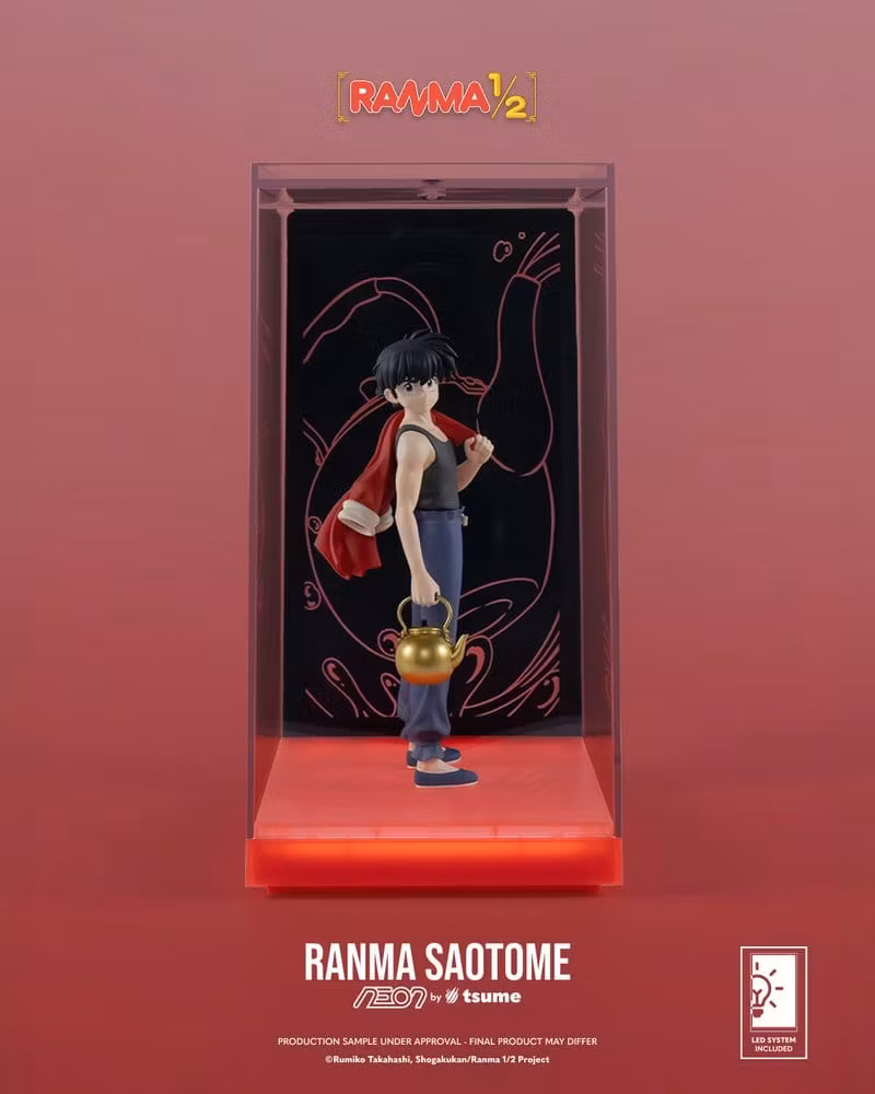 Ranma NEON Ranma Saotome Boy Lighted Display Figure