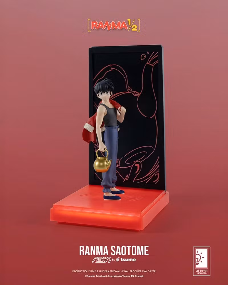 Ranma NEON Ranma Saotome Boy Lighted Display Figure