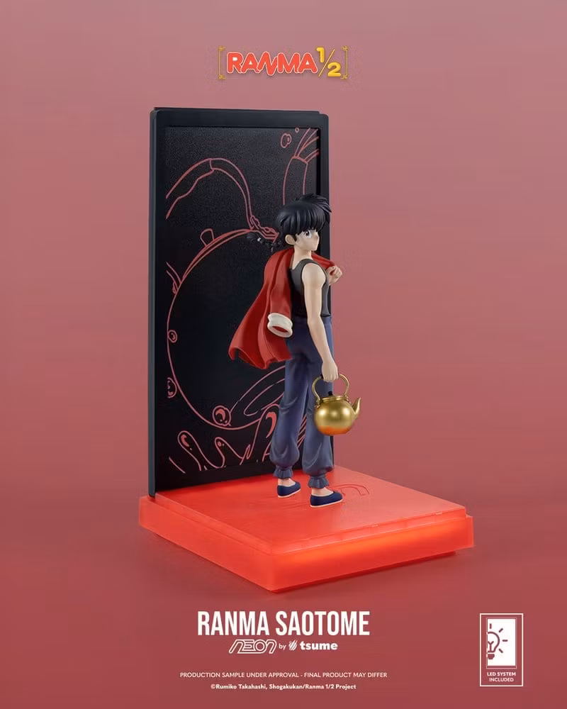 Ranma NEON Ranma Saotome Boy Lighted Display Figure