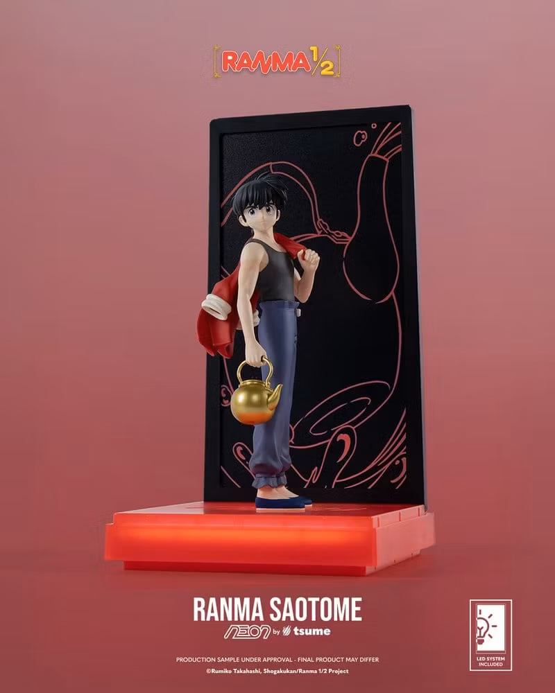 Ranma NEON Ranma Saotome Boy Lighted Display Figure