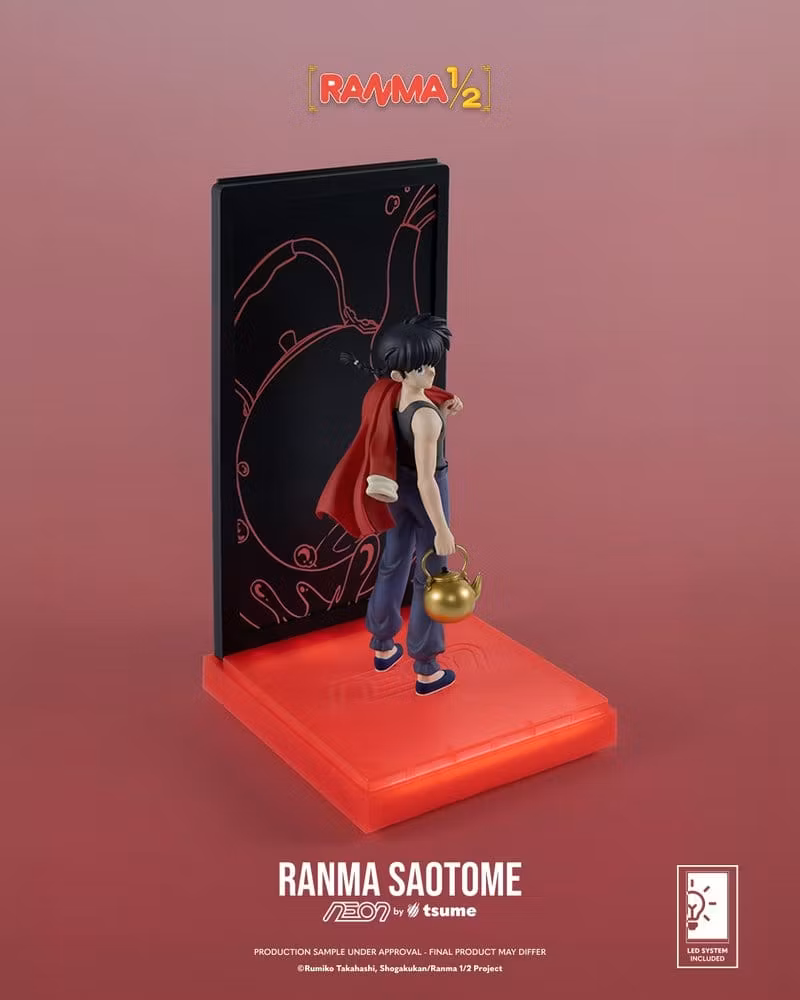 Ranma NEON Ranma Saotome Boy Lighted Display Figure