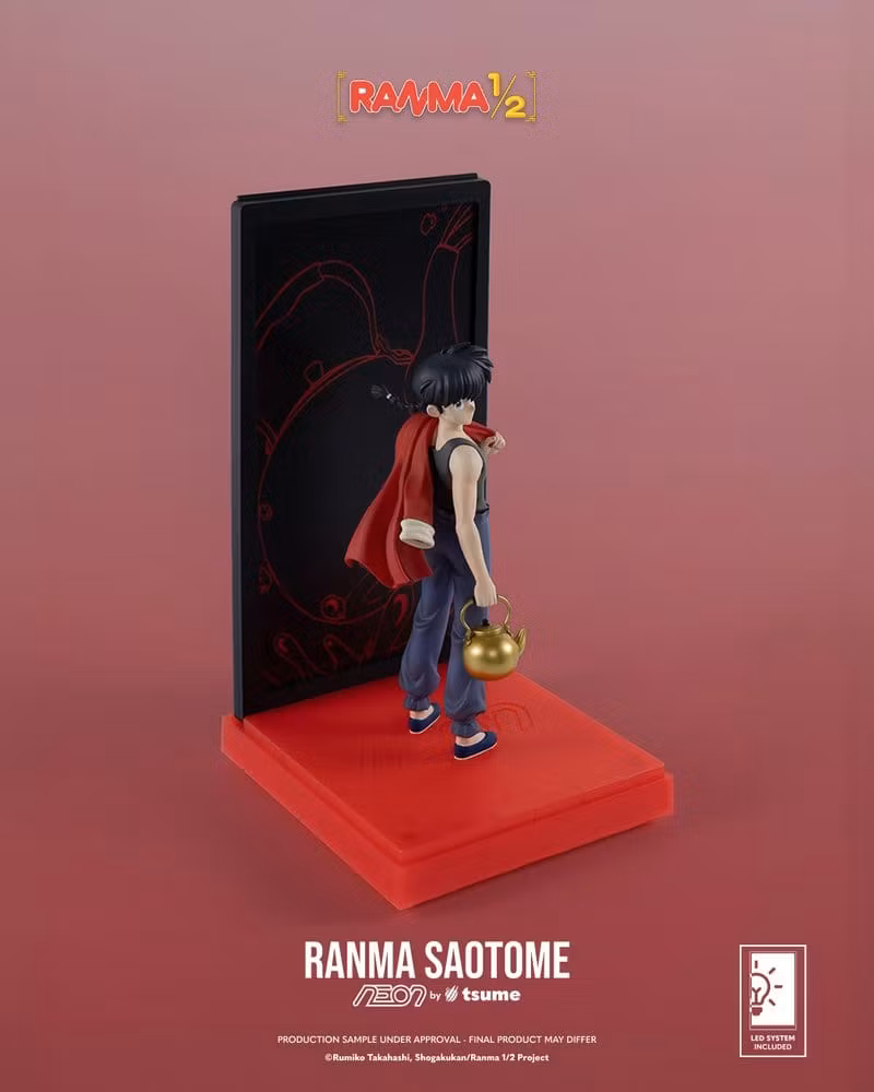 Ranma NEON Ranma Saotome Boy Lighted Display Figure