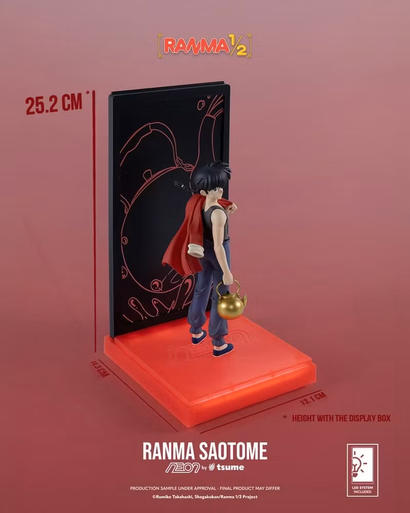 Ranma NEON Ranma Saotome Boy Lighted Display Figure