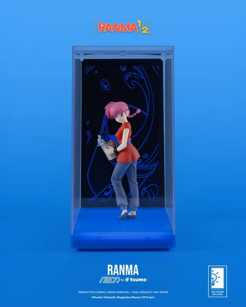 Ranma NEON Ranma Saotome Girl Lighted Display Figure