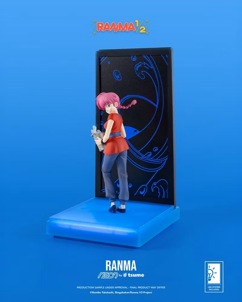 Ranma NEON Ranma Saotome Girl Lighted Display Figure