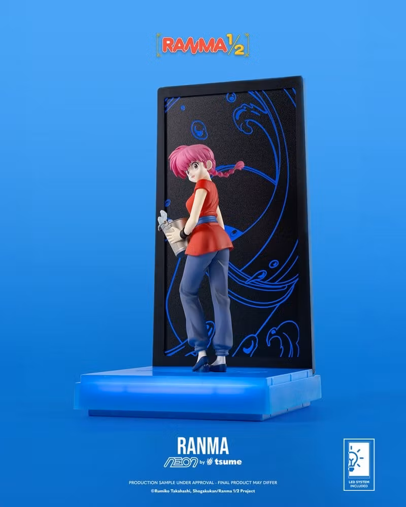 Ranma NEON Ranma Saotome Girl Lighted Display Figure