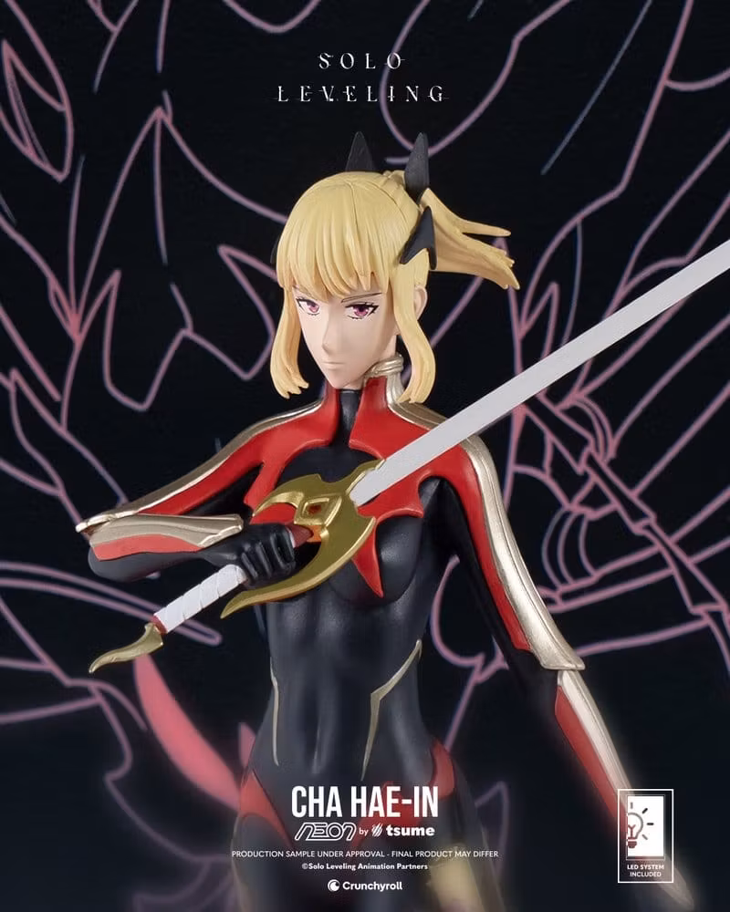 Solo Leveling NEON Cha Hae-In Lighted Display Figure