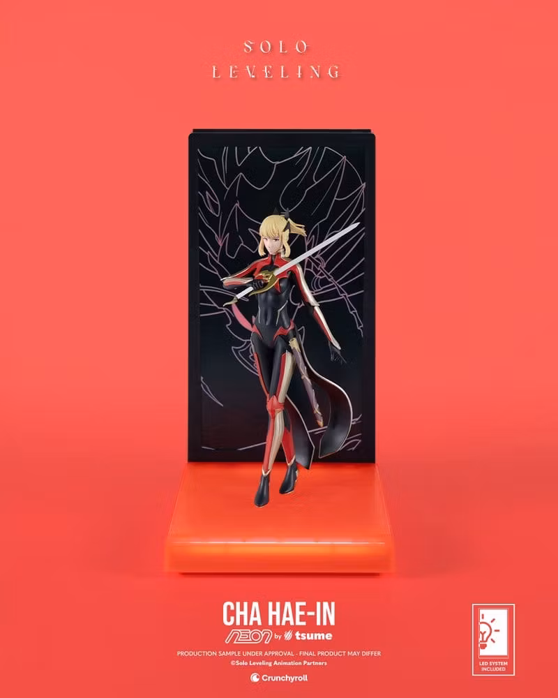 Solo Leveling NEON Cha Hae-In Lighted Display Figure