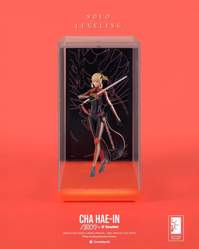 Solo Leveling NEON Cha Hae-In Lighted Display Figure