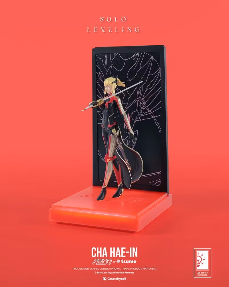 Solo Leveling NEON Cha Hae-In Lighted Display Figure