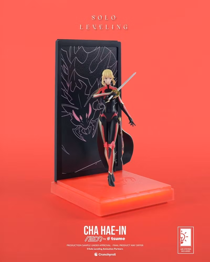 Solo Leveling NEON Cha Hae-In Lighted Display Figure