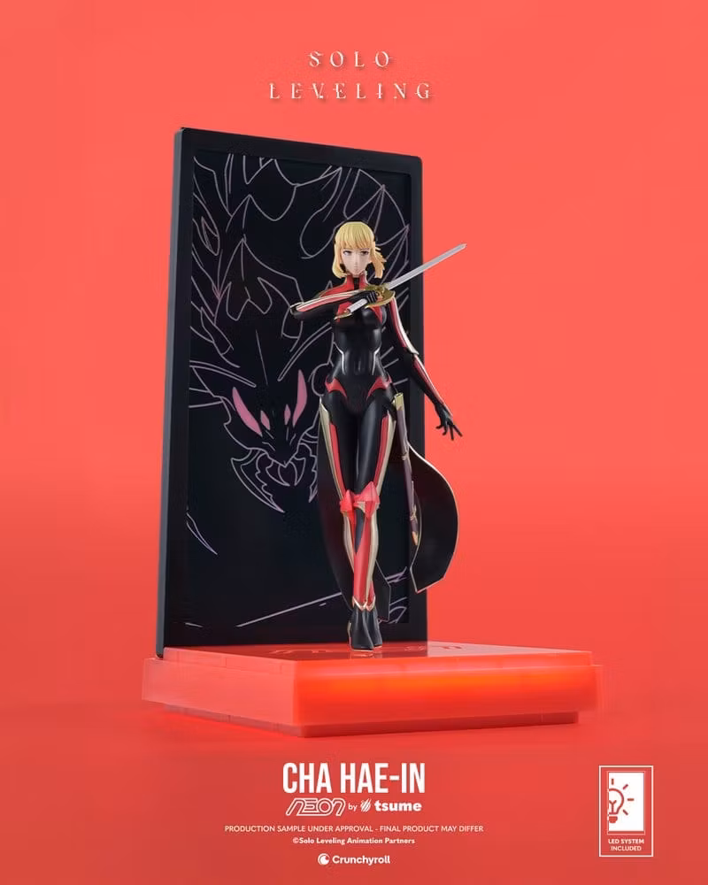 Solo Leveling NEON Cha Hae-In Lighted Display Figure