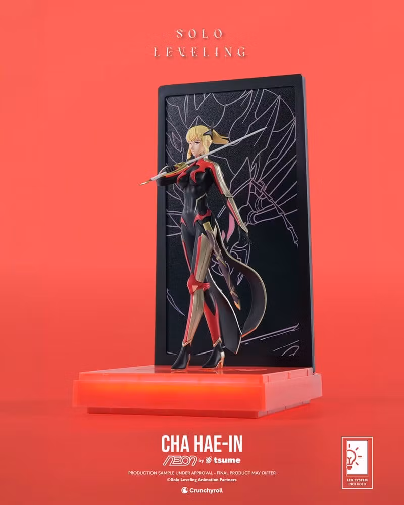Solo Leveling NEON Cha Hae-In Lighted Display Figure